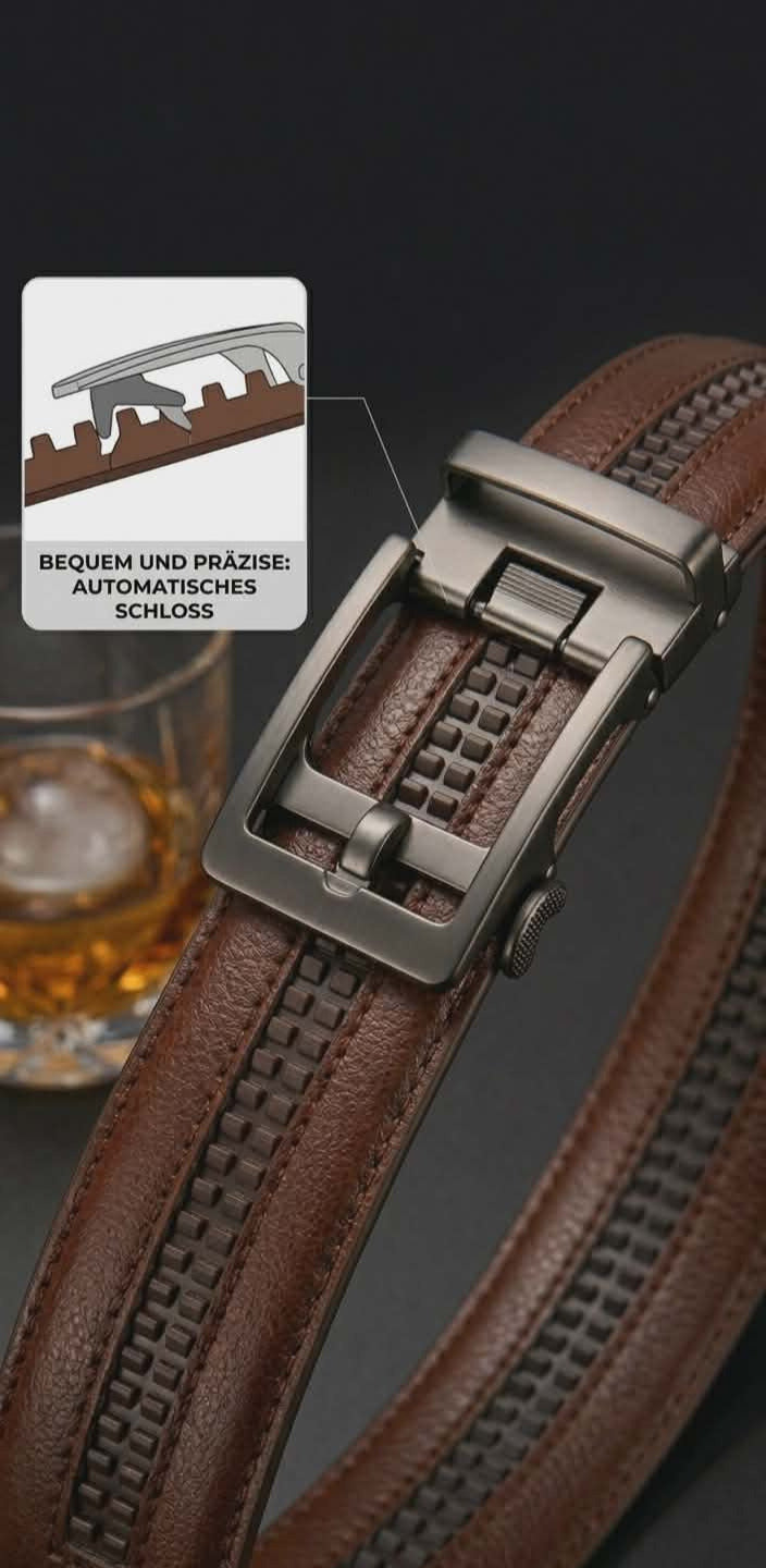 DunaBelt Cognac Klasszikus - Automata Bőröv