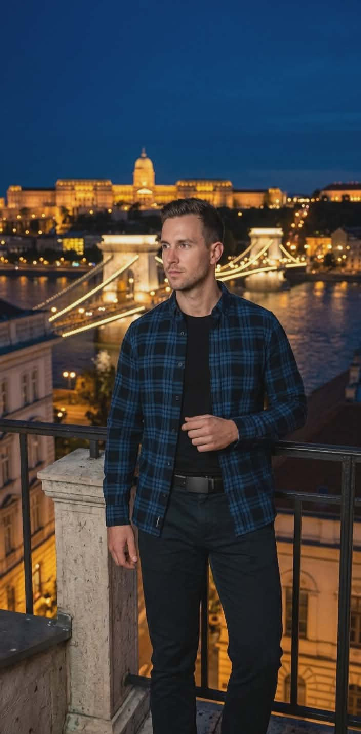 DunaBelt Éjfekete Elegancia - Automata Bőröv